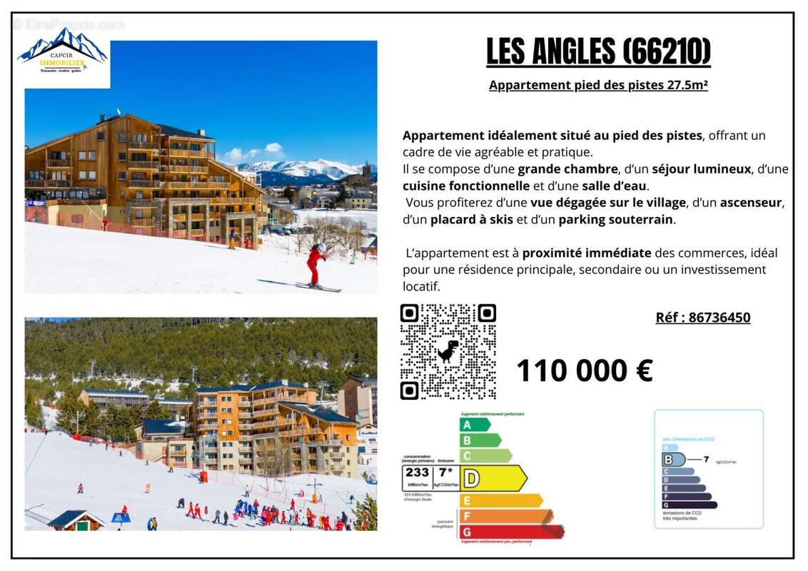 Appartement à LES ANGLES