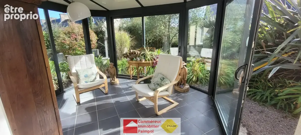 A vendre a plouezec, entre mer et bourg, maison 3 pieces avec veranda et abri bois sur terrain 979 m2 - photo 6