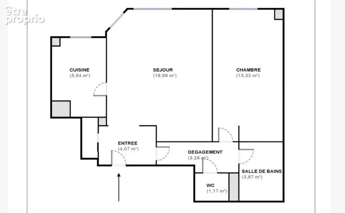 94220 charenton - appartement 2 pieces - 1 chambre - photo 5