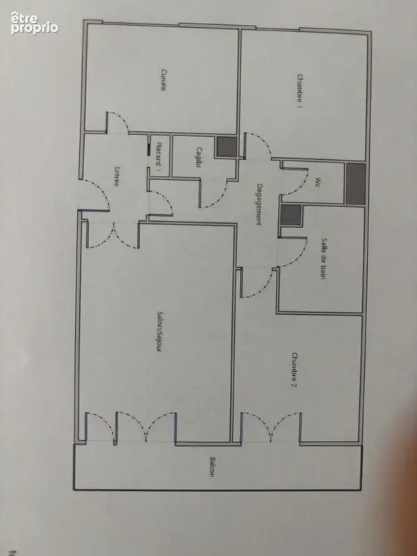 CHATILLON -SUR-SEINE : Résidence LES MERISIERS :  Appartement de 60m2 rénové au 1er étage avec garage . - photo 16