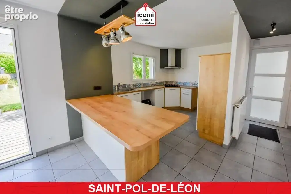 Finistere - saint-pol-de-léon (29250) - a vendre - maison individuelle de 2018 t6 128m² - 4 chambres - terrain clos 400m² - beau - photo 4