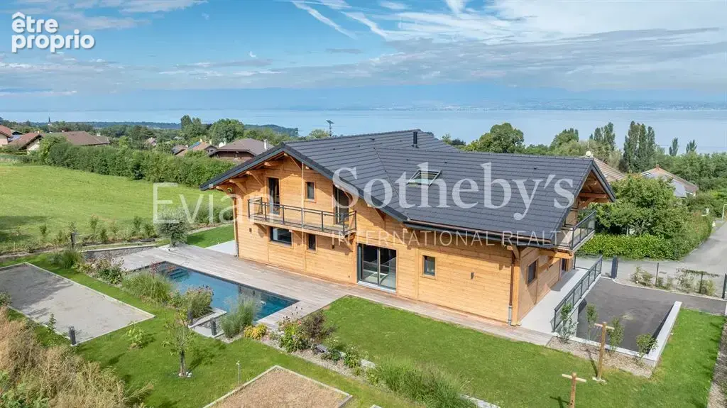 PROCHE VIAN : A PUBLIER Chalet récent avec vue lac - photo 2