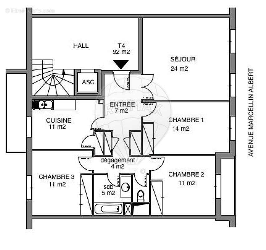 Appartement 3 chambre(s) à vendre - photo 14