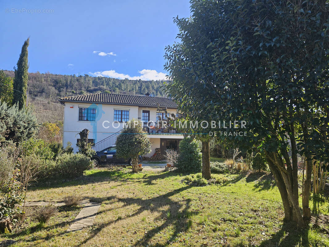 07 - chambonas - maison 125 m2  - sous sol avec appartement - 1600 m2 terrain - photo 2