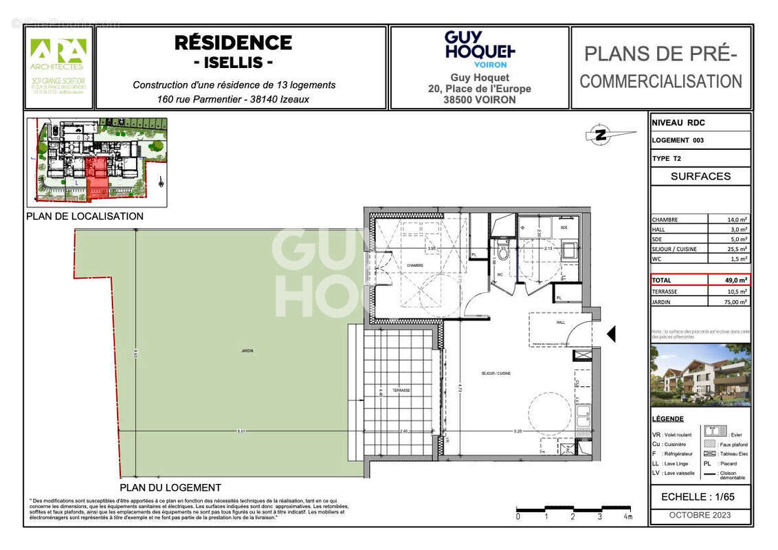 Appartement à VOIRON