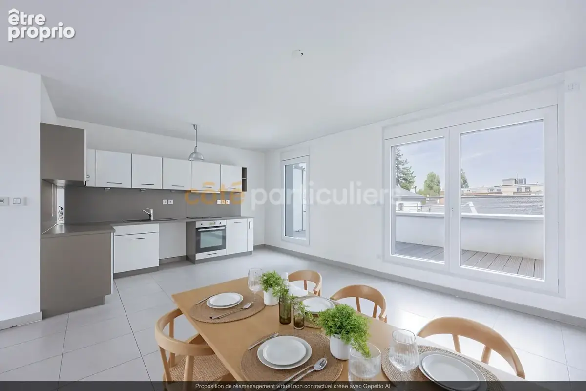 Nantes - canclaux - appartement en dernier étage - t4 - 108m2 - deux terrasses - photo 4
