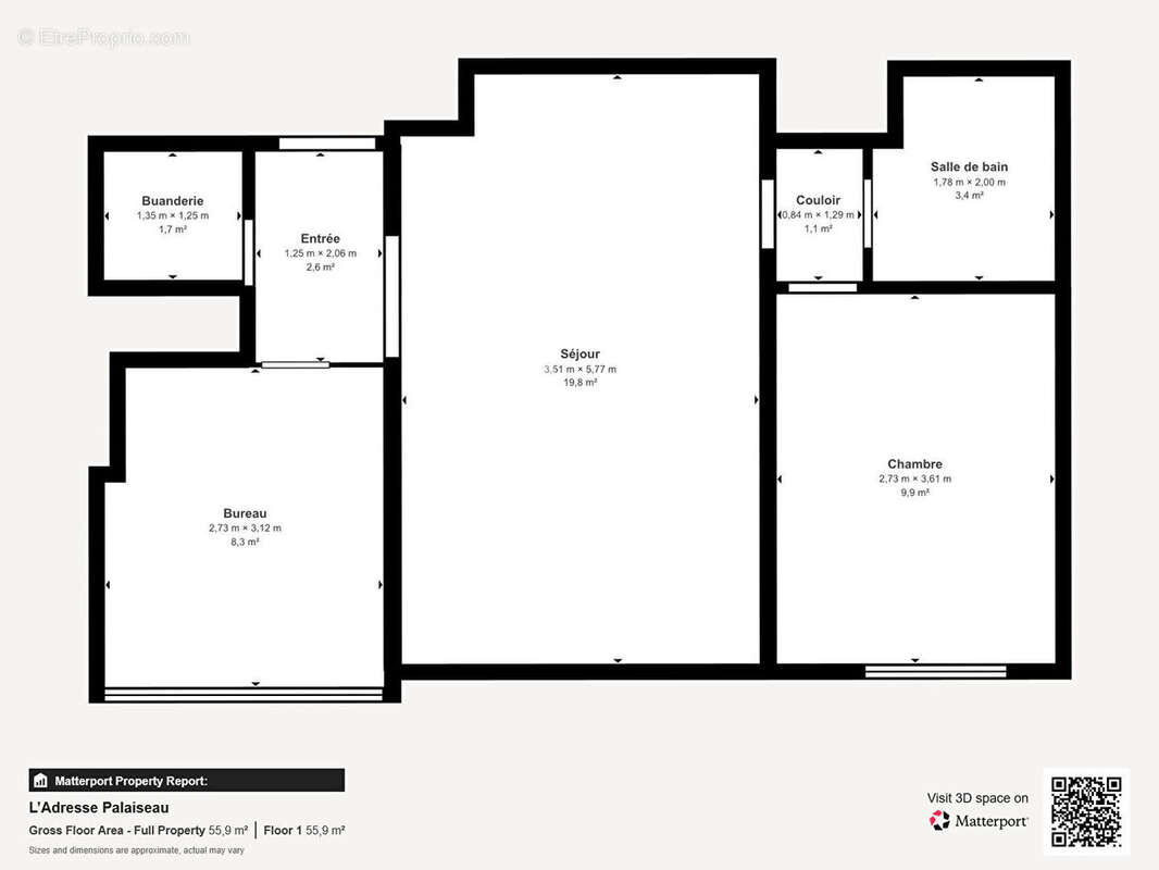 Appartement à PALAISEAU