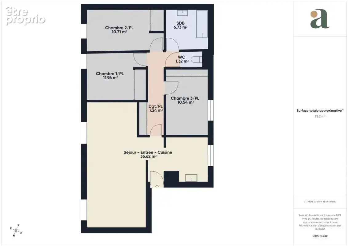 Coup de cœur : Sublime T4 (84 m²) de 3 chambres, lumineux & spacieux dans cadre prisé - photo 16