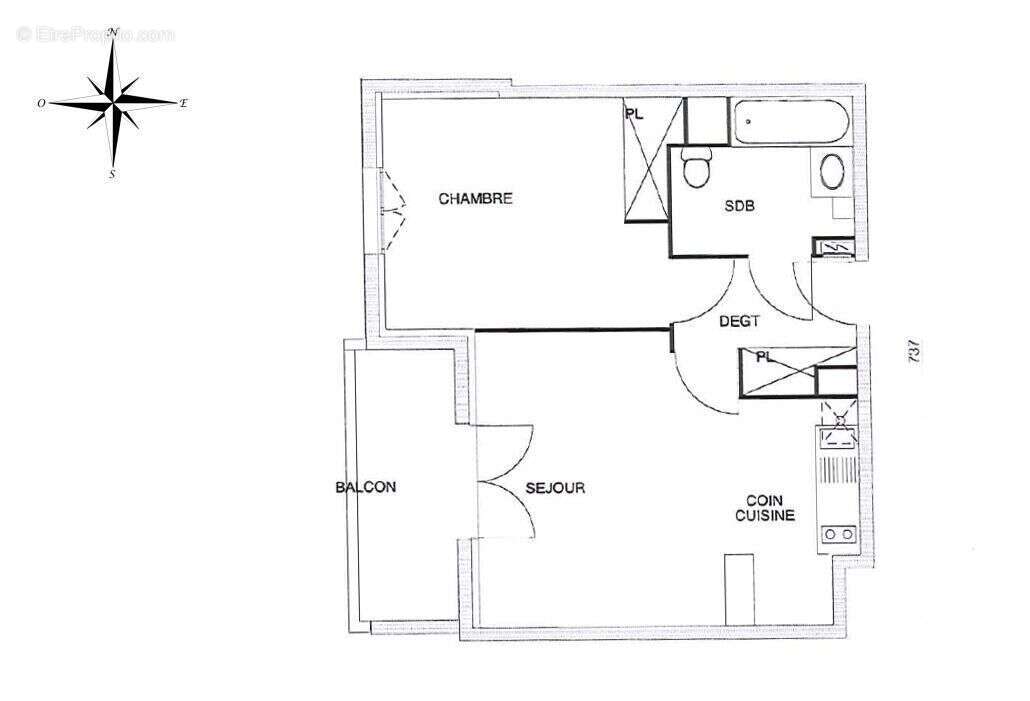 Photo 4 - Appartement à LA RIVIERE-SAINT-SAUVEUR