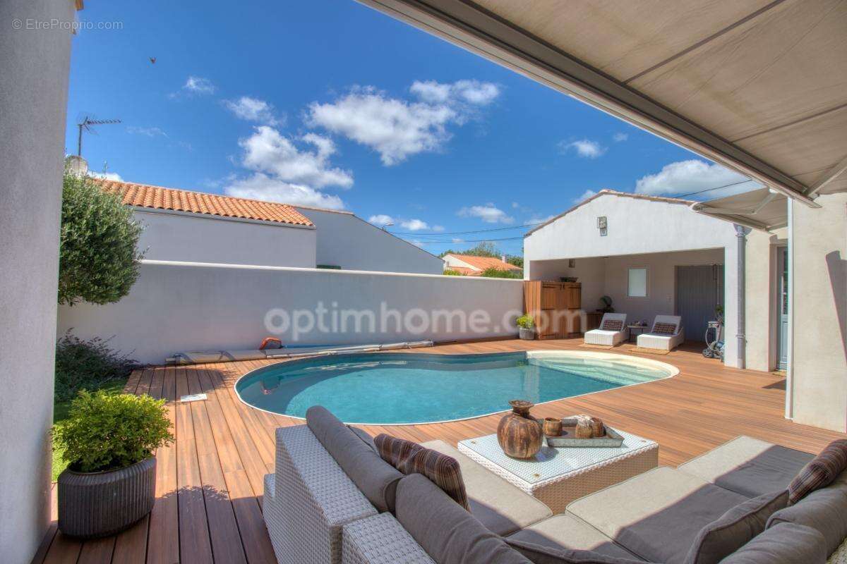 Villa de plain-pied, 174 m², 4 Chambres.Piscine chauffée, Le Château-d'Oléron (17) - photo 5