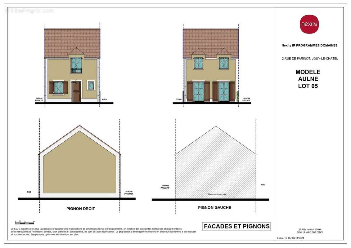 Maison à JOUY-LE-CHATEL
