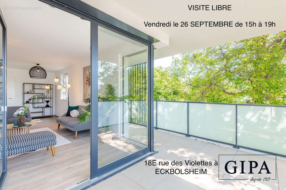 Appartement à ECKBOLSHEIM