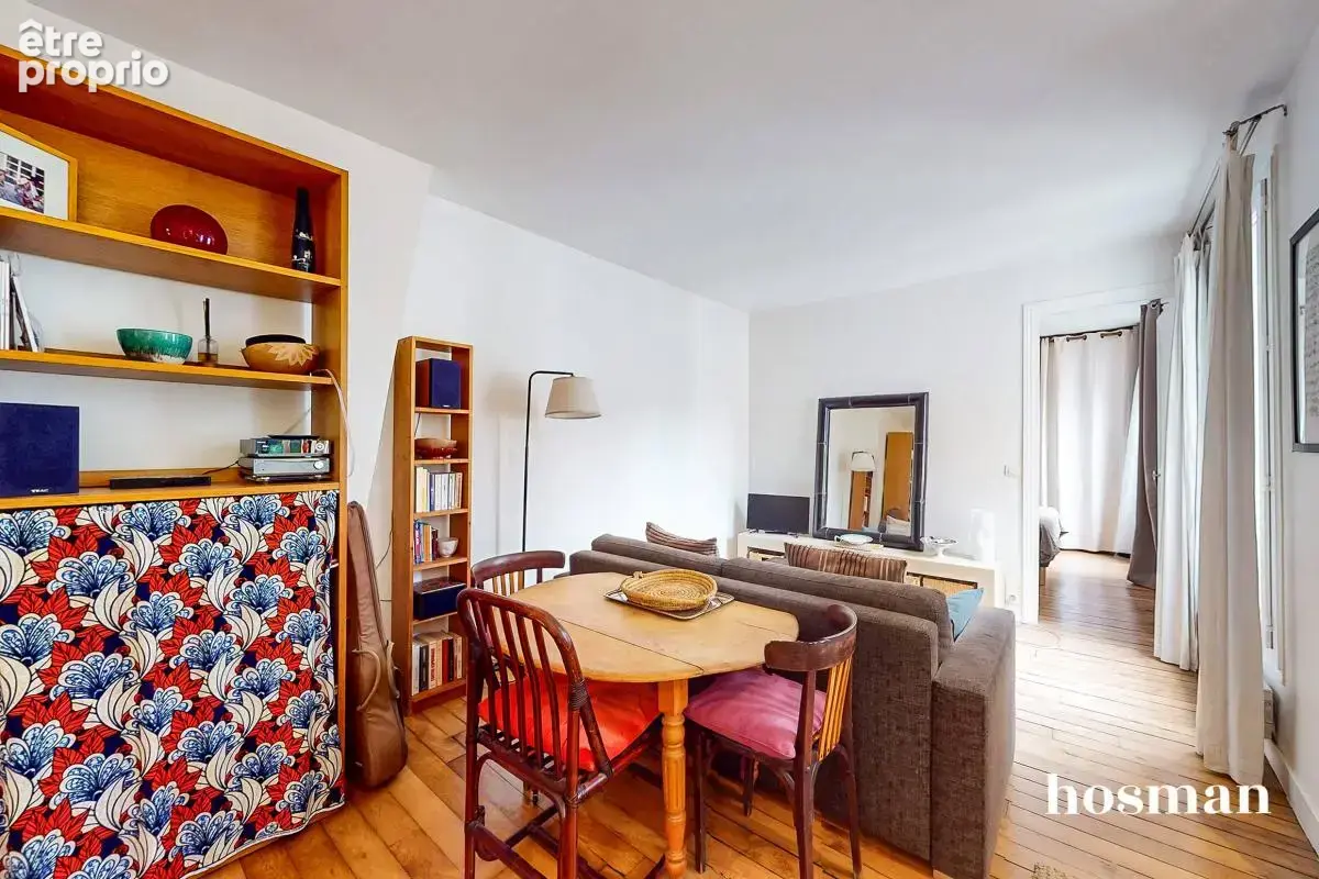 Appartement 2 pièces, calme, lumineux, de 35m² avec cave - Rue Custine, Paris - photo 4