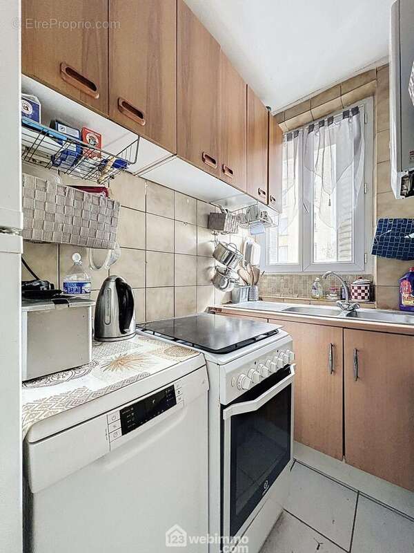 Cuisine (possibilité d'ouvrir sur le séjour) - Appartement à CHATILLON