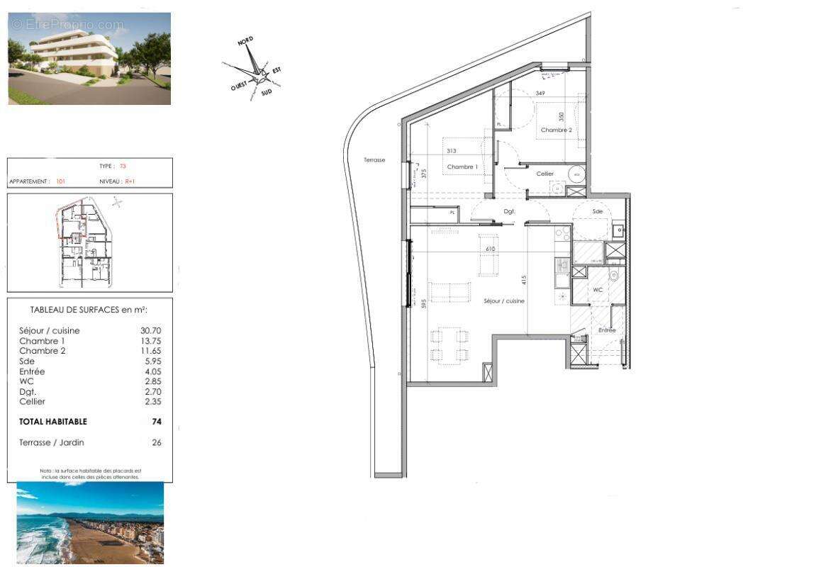 Appartement à CANET-EN-ROUSSILLON