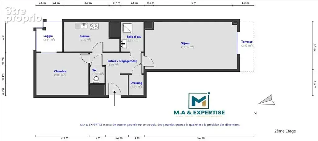 Appartement 2 pièces - Golf Juan - proche de la mer - photo 10