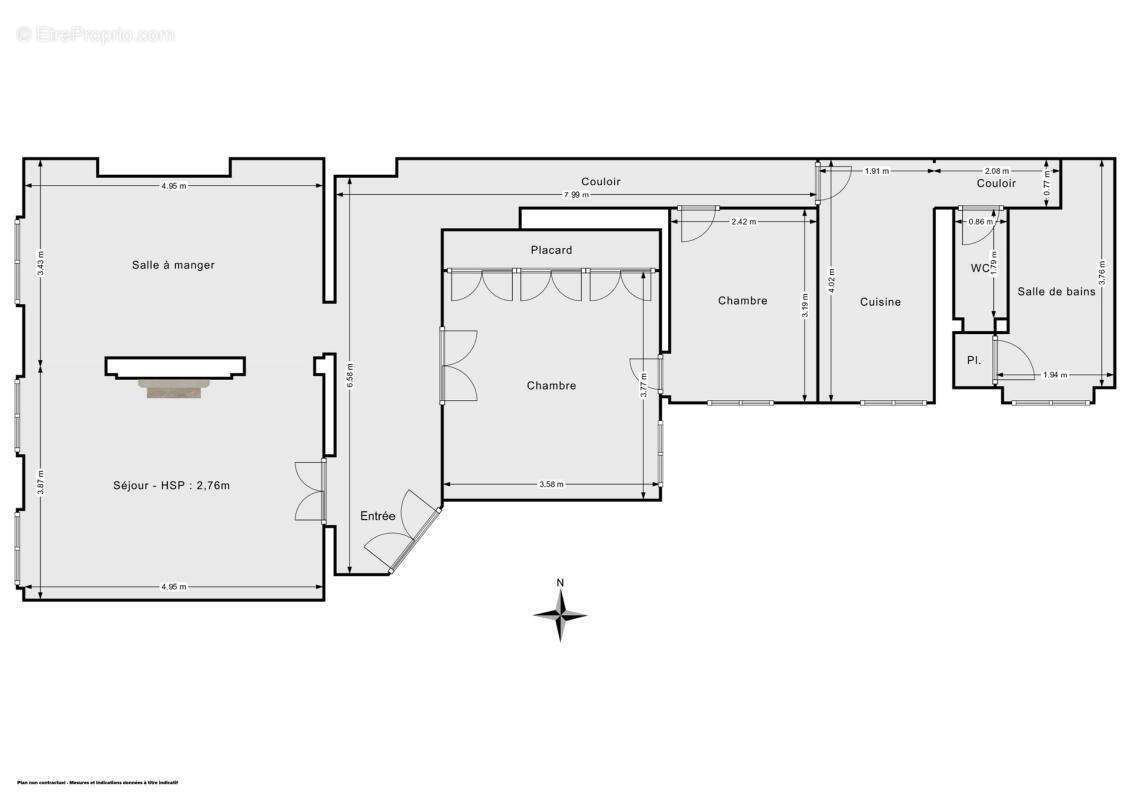 Appartement à PARIS-8E