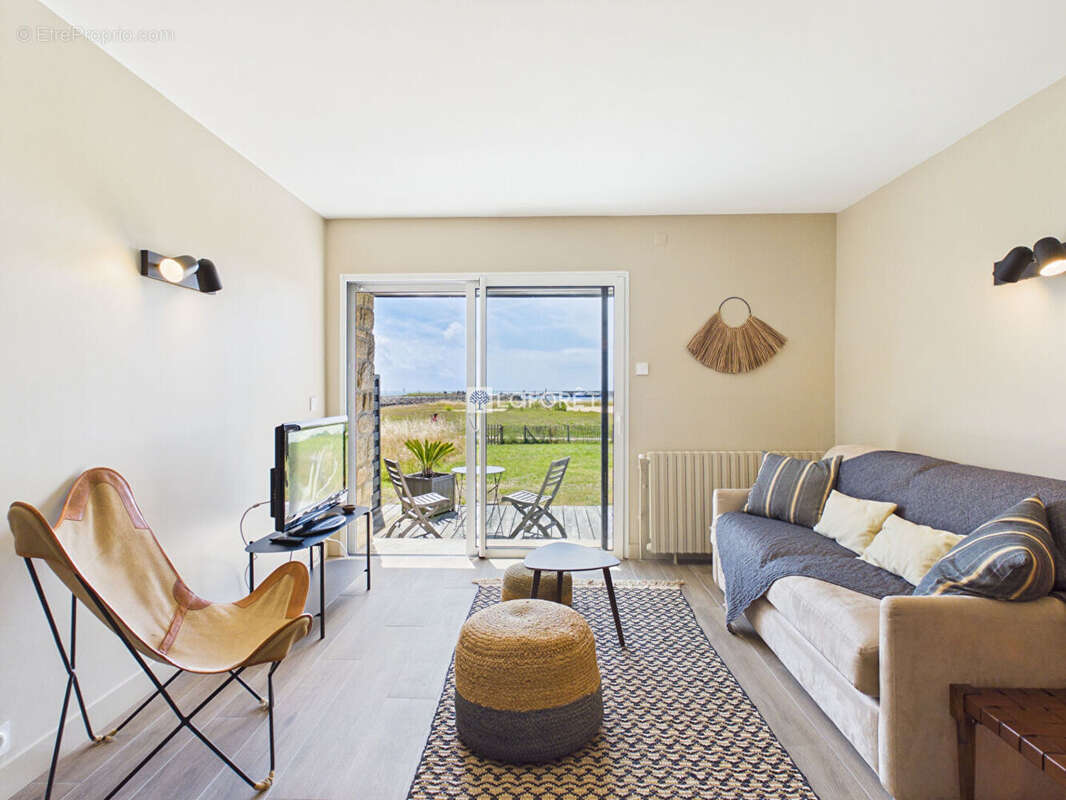SAINT GUÉNOLÉ -PENMARC'H - Studio  avec terrasse vue mer - photo 2