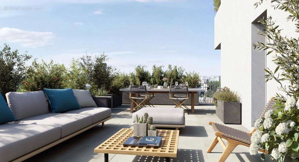 Superbe T2 bbc Terrasse Annecy, quartier verdoyant, élégance contemporaine confort et nature. - photo 2