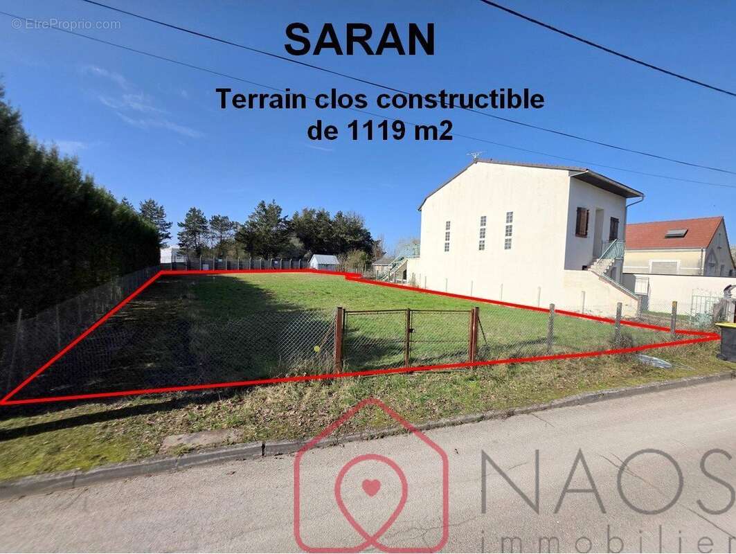 SARAN terrain constructible de 1119m2 clos - photo 3