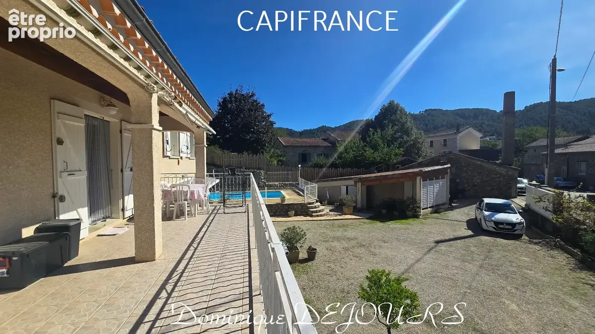 Ardèche, Vallée de l'Eyrieux, St Fortunat,grande maison et gîte à exploiter - Jardin - Source - Grand Garage - photo 18