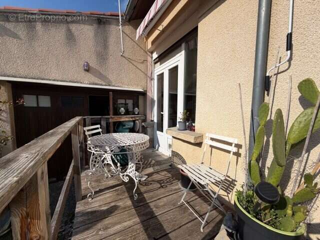 terrasse bois  - Maison à QUILLAN