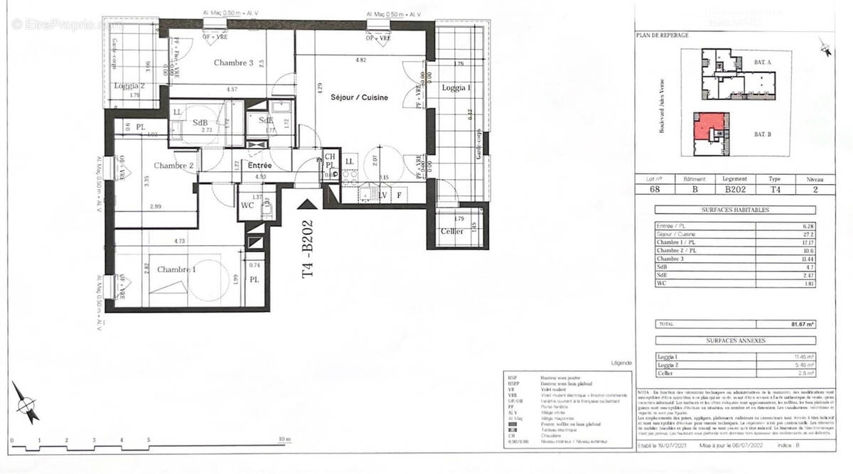 Appartement à NANTES