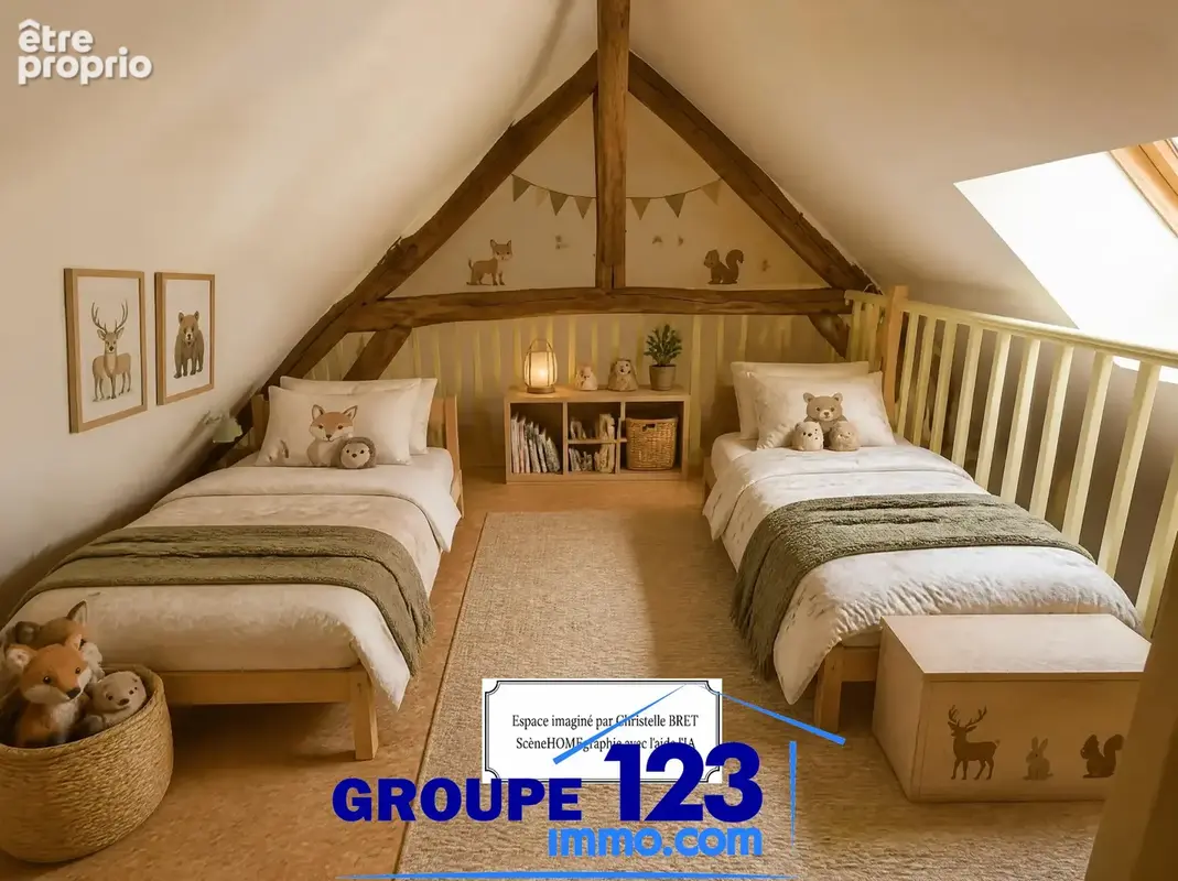Au coeur de la Puisaye touristique, double longère de 390 m2 sur terrain de 2413m2 au calme - photo 29