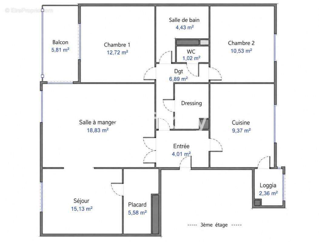 Appartement à MARSEILLE-11E