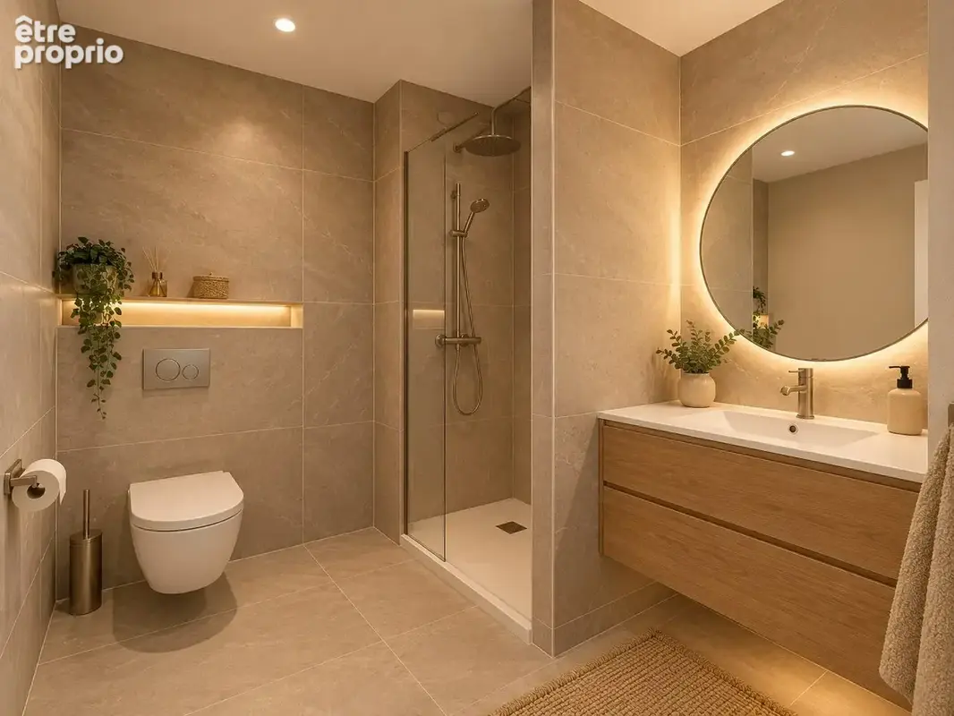SALLE D EAU AVEC WC