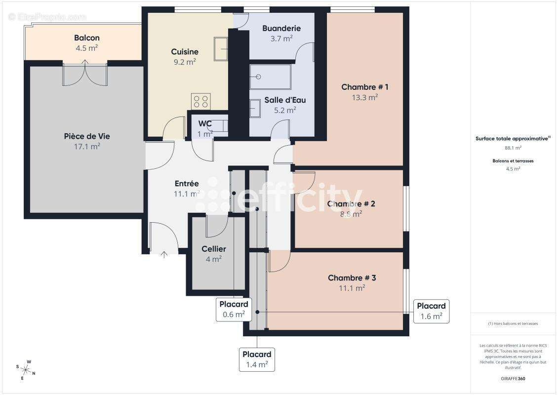 Appartement à PERONNAS