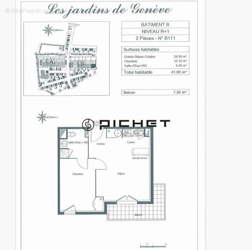 Appartement à SAINT-GENIS-POUILLY