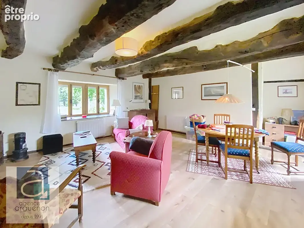 EXCLUSIVITÉ - Secteur de Broons : Maison de charme, à deux pas du lac, jardin arboré, cachet rustique, 120 m² habitables - photo 3