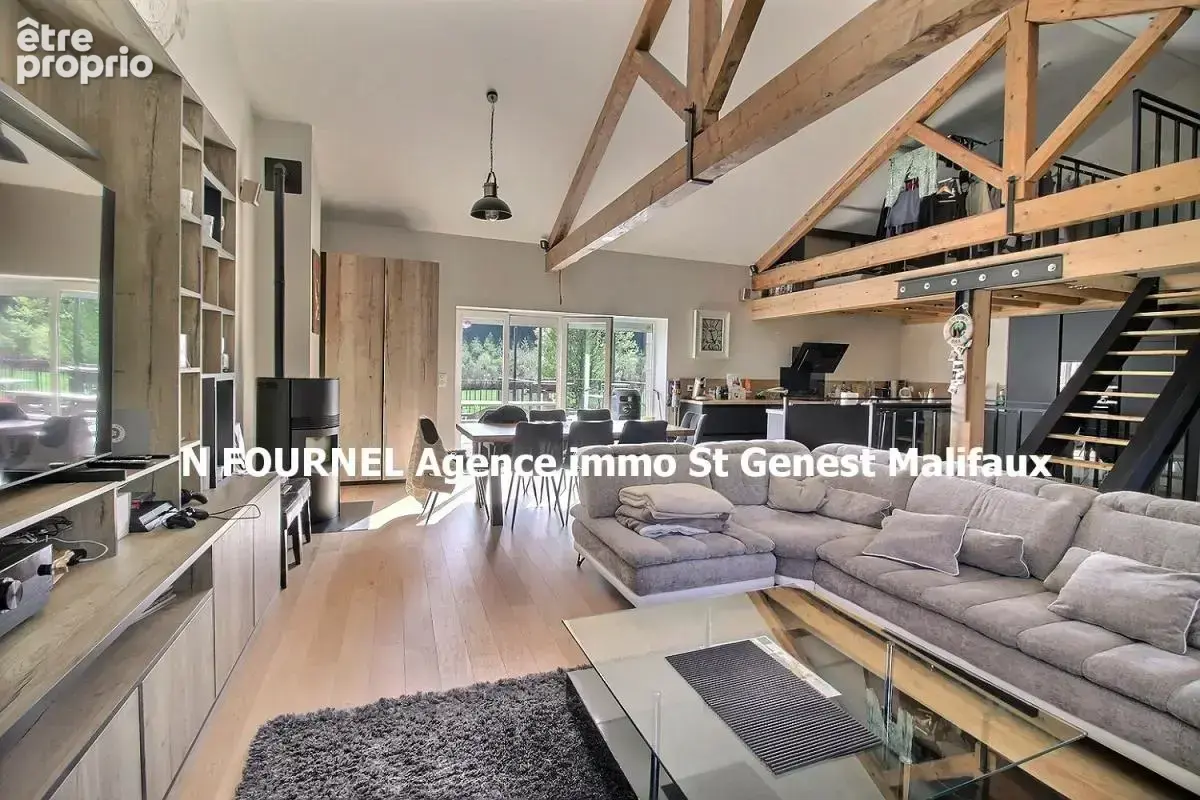 En exclusivite saint genest malifaux à vendre : murs et fonds de commerce restaurant ? avec appartement privatif au dessus - photo 8