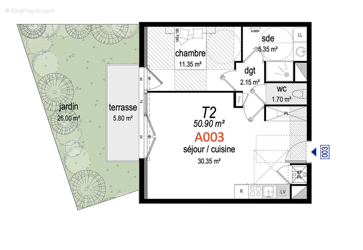 Appartement à PLENEUF-VAL-ANDRE