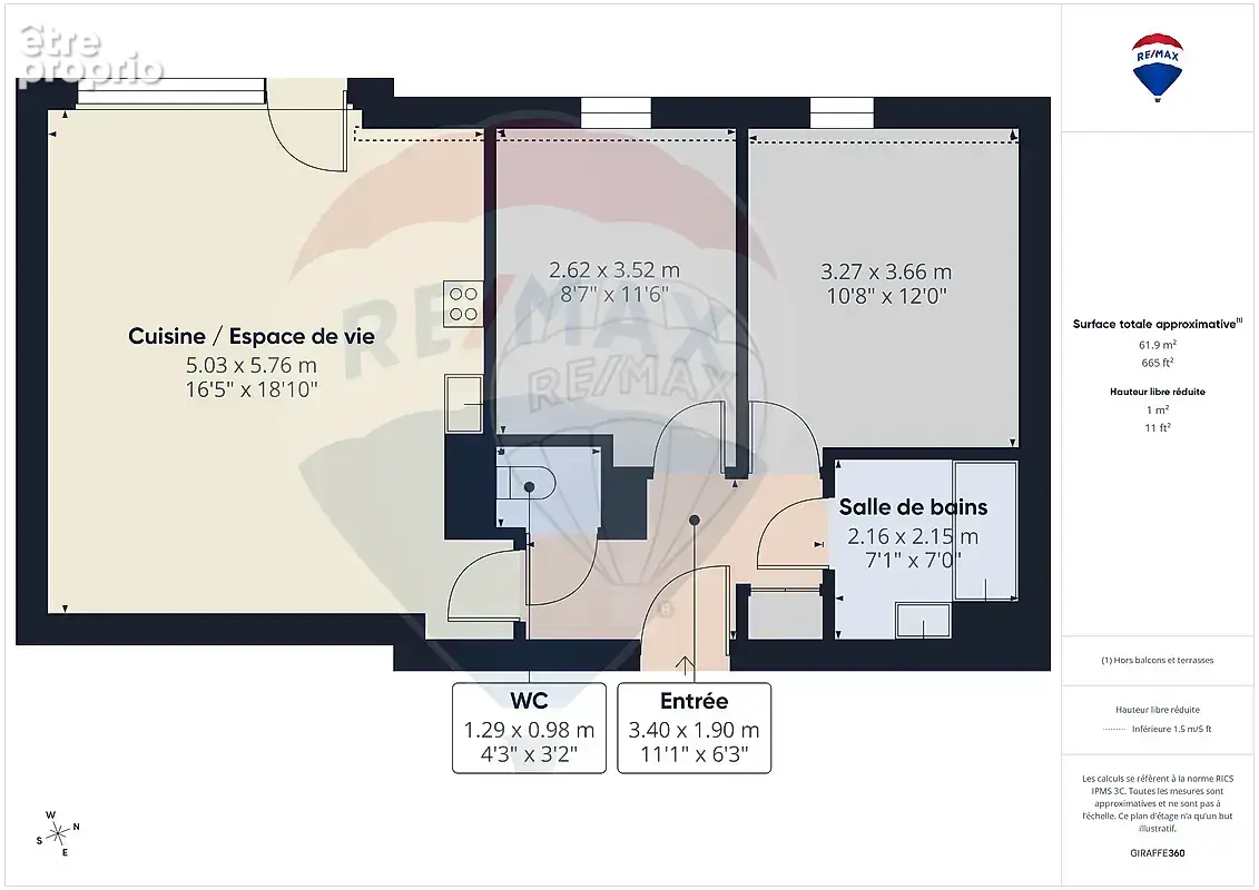 Appartement 2 chambre(s) à vendre - photo 11