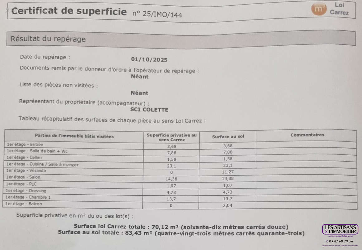 Appartement à MOULINS-LES-METZ