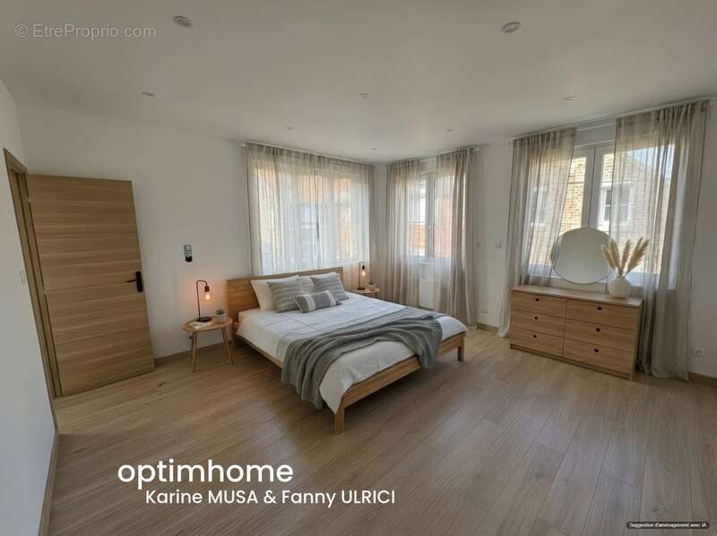 THIANT (59) -  Vente maison INDIVIDUELLE rénovée avec 2 chambres , cour , terrasse et terrain clos  - photo 8