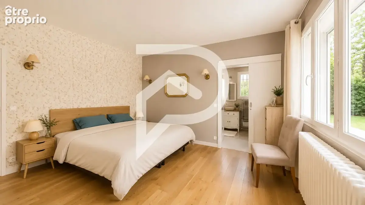 Maison familiale  de plain pied 150 m² Domaine privé sécurisé  Jardin 1000 m² plein sud  La Celle-Saint-Cloud Proche A13 et Parl - photo 11