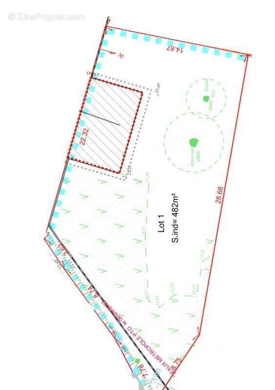 Terrain à LE TAILLAN-MEDOC