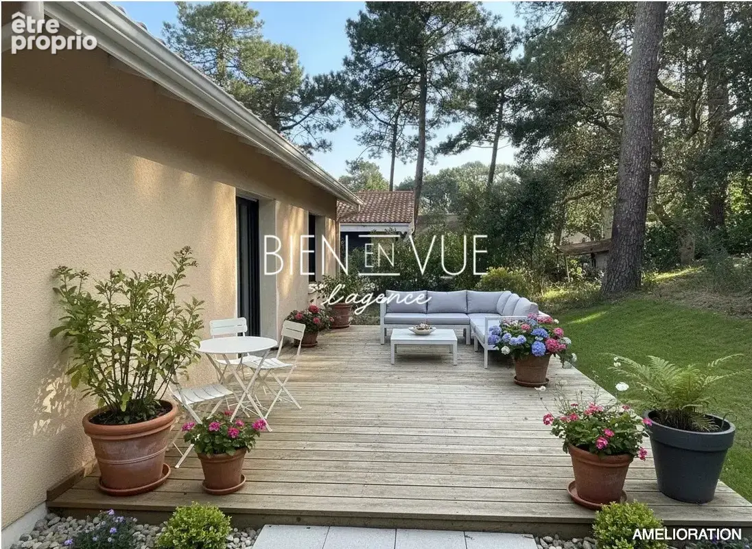 Le canon — une maison à l’abri des regards, entre pins et bassin - photo 4
