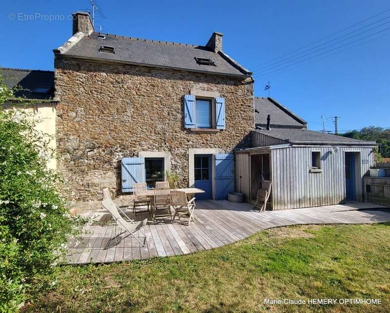 St Lunaire maison en pierre. Potentiel de 177m² sur jardin de 780m². 4 chambres et un bureau + annexe+ appentis - photo 2