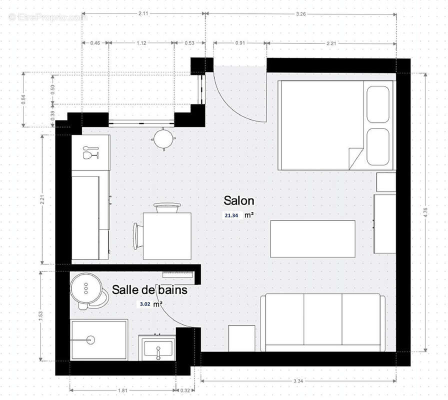 Appartement à PARIS-11E