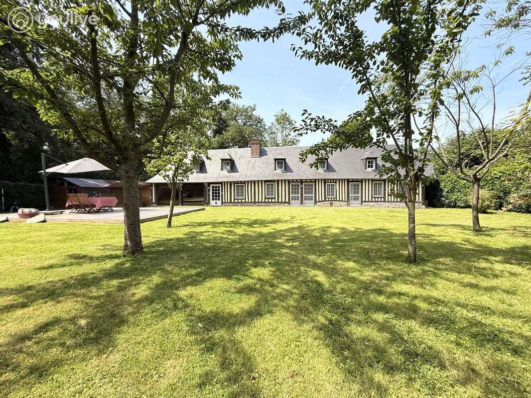 Longère normande d'exception - 143 m² - Parc arboré de 2 406 m² - Boudeville - photo 3