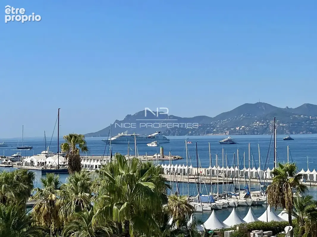 Cannes, appartement sur la Croisette, vue mer et port - photo 3
