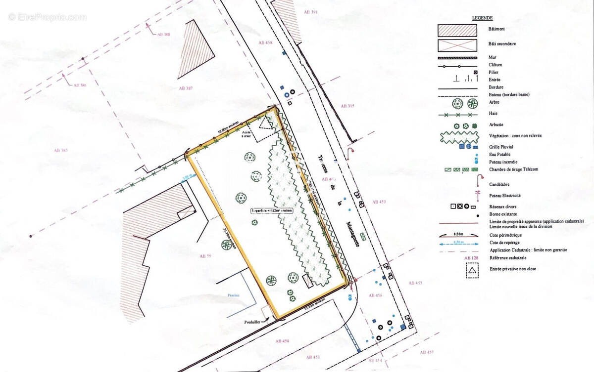 Plan - Terrain à SAINT-SATURNIN-LES-AVIGNON