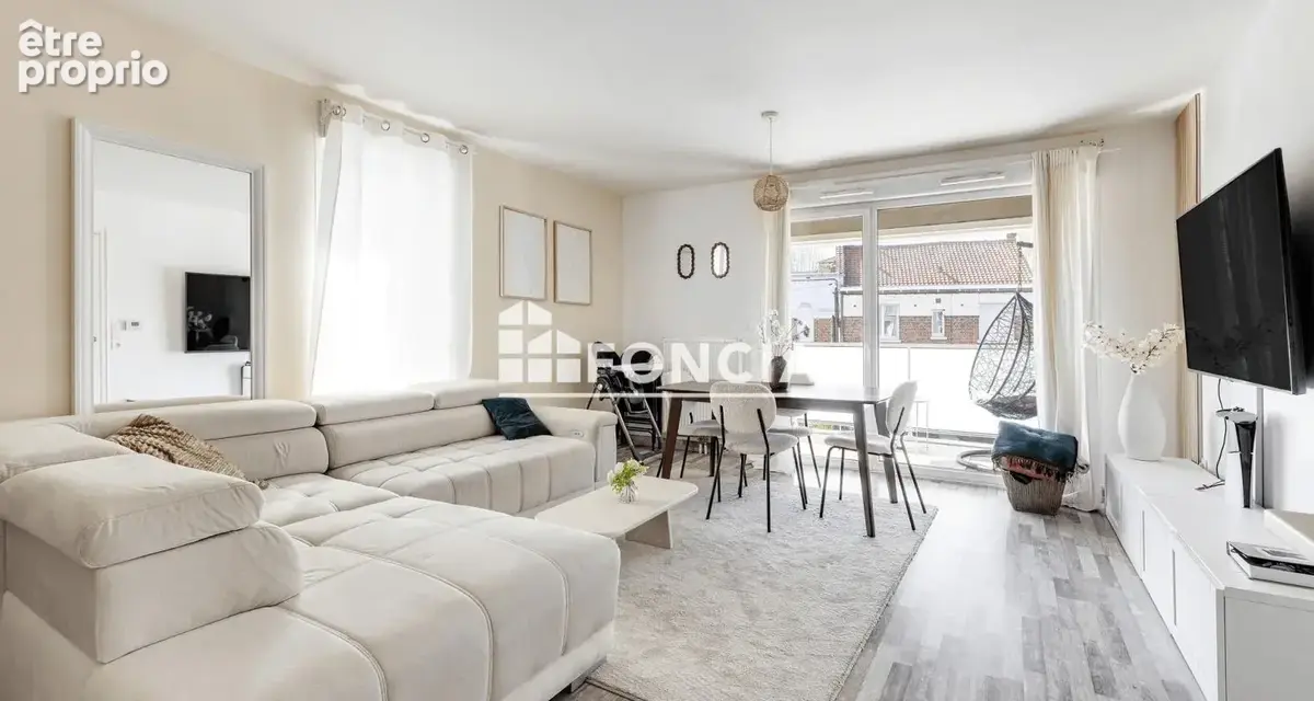 LILLE-LOMME - Type 3 de 65,73 m2 avec parking en sous-sol et balcon - photo 2