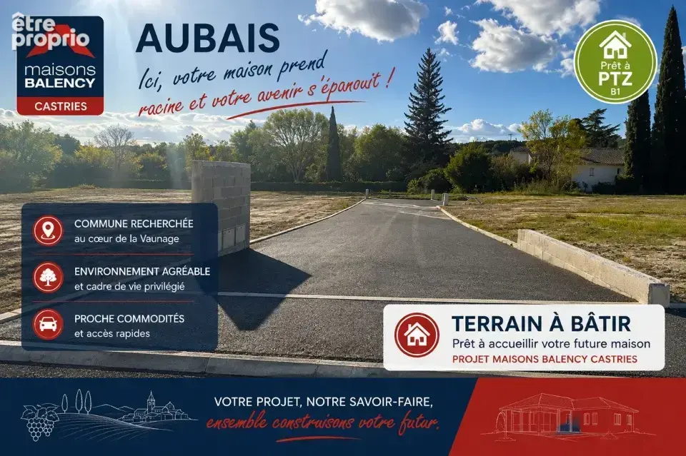 Terrain à AUBAIS