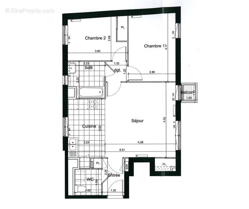 Appartement à MONTREUIL