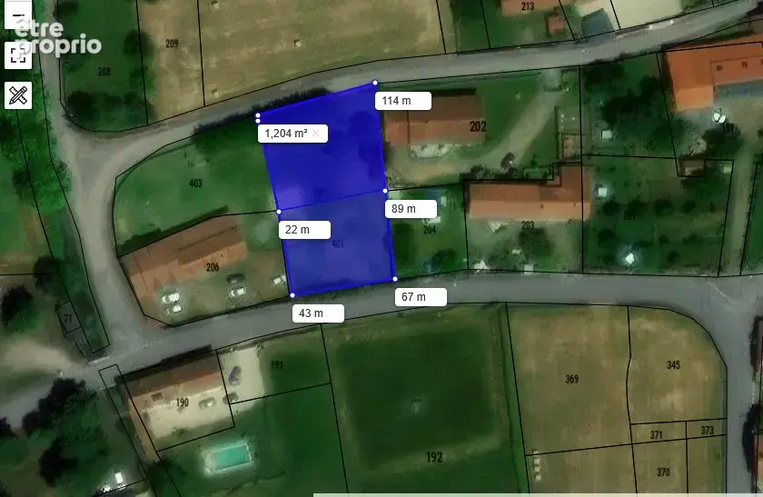 Joli terrain de 1189 m2 sur commune de Bazillac. - photo 2